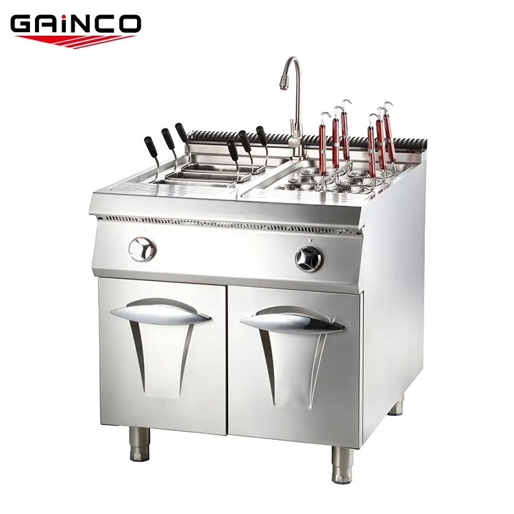12 Korb Elektro-Nudel kocher mit Schrank/automatischem Anheben Gewerblicher Nudel kocher