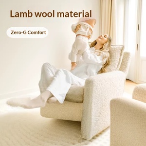 Sillón Reclinable de Gravedad Cero, Tela Tipo Peluche, Sofá Individual, Silla Mecedora para Sala de Estar, Cuarto de Niños, Muebles Modernos para el Hogar - Product Image 4