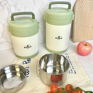 Zhenneng 304 thép không gỉ thực phẩm phích ăn trưa hộp chân không cách nhiệt thực phẩm Jar <span class=keywords><strong>container</strong></span> với xử lý - Product Image 1