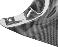 Capot de protection anti-poussière en fibre de carbone véritable pour prise de courant AC, accessoires intérieurs pour Ferrari F12