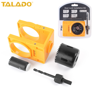 Kit de scies cloches à faible <span class=keywords><strong>vibration</strong></span> et coupe silencieuse, confort d'utilisation prolongé pour les travaux de perçage de rénovation de portes domestiques - Product Image 5
