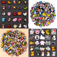 Breloques pour sabots, styles variés, vente chaude, personnalisation en gros, breloques de chaussures en PVC, animaux mignons, accessoires de chaussures