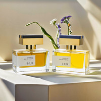 Flacon de parfum vide en verre à paroi épaisse, brillant et transparent, 30ml, 50ml, 100ml, avec étiquette personnalisée et couvercle artistique doré, noir ou bleu