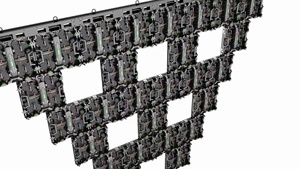 Vcore 500x500mm Aluminium moulé sous pression location intérieure P1.923 P2.604 P2.976 P3.91 écran Led vitrine pour église centre commercial - Product Image 5