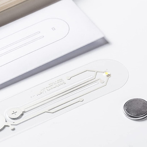 סימניית ספר ניידת, אור קריאה גמיש ללילה, קליפס קטן ויצירתי, תאורת לד לסימניית ספר עם סוללה וכפתור לקריאה - Product Image 6