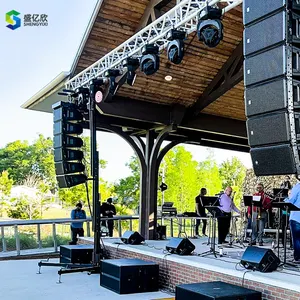 Treliça de alumínio para palco de eventos de casamento, exposição portátil ao ar livre, concerto, iluminação, alto-falante