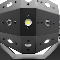 Mini projecteur de scène à 16 têtes mobiles, éclairage LED 3-en-1 (beam, strobe) pour DJ, idéal pour les soirées disco