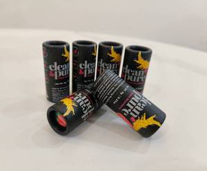 Tube en carton à fond fermé pour rouge à lèvres et déodorant solide, anti-fuite - Product Image 4