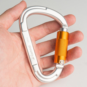 คาราไบเนอร์นิรภัย Camna ขนาด 105x75 มม. ผลิตจากอลูมิเนียมอัลลอยด์ แบบปลดเร็ว สำหรับปีนเขาและปีนเขาภูเขา - Product Image 1