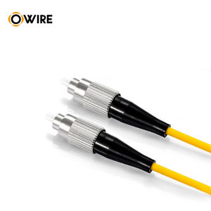 สายแพทช์ FC-FC โหมดเดียวสำหรับโทรคมนาคม/ศูนย์ข้อมูลสูญเสียน้อย0.2dB สูงสุดด้วยปลอกเซรามิก - Product Image 3