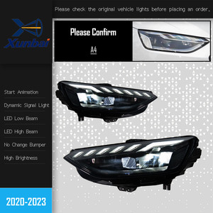 ชิ้นส่วนไฟหน้าโปรเจคเตอร์ LED เมทริกซ์2020-<span class=keywords><strong>2024</strong></span> LED DRL อุปกรณ์ประกอบไฟหน้าโปรเจคเตอร์สำหรับรถยนต์ <span class=keywords><strong>Audi</strong></span> <span class=keywords><strong>A4</strong></span> B9รถยนต์ - Product Image 6