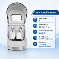 Broyeur à billes planétaire de laboratoire 10L XQM-10A, petite machine de broyage pour la production de nanopoudres, la chimie et la transformation alimentaire