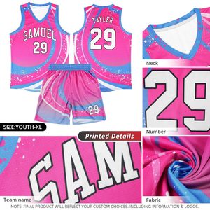 Camiseta de Baloncesto Personalizada con Nombre y Número del Equipo, Sublimada, Unisex, Transpirable, Uniforme Deportivo para Adultos - Product Image 5