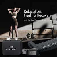Bottes de récupération de compression pour marathon - Compression d'air à 8 chambres, 5 modes pour soulager les douleurs musculaires après la course, récupération rapide du corps