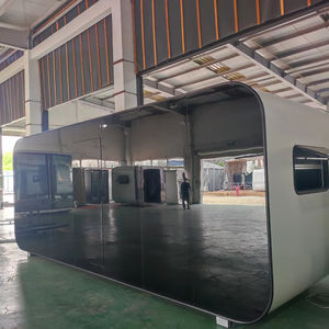 Capanna prefabbricata della spiaggia prefabbricata della villa prefabbricata domestica del kit di progettazione flessibile di lusso della struttura d'acciaio per vivere - Product Image 1