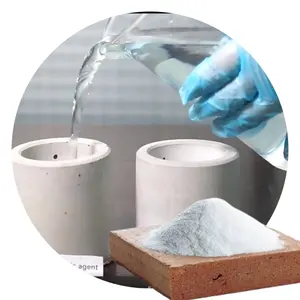 Poudre hydrophobe de poudre de silice pyrogénée hydrophobe de colle de béton cimentaire poudre hydrophobe de silicone mélangée poudre hydrofuge froide