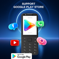 Teléfono Móvil TIQ Mini M5 con Doble SIM, Pantalla Táctil, Teclado, 3+32GB, Google Play, MTK6761, Android 13