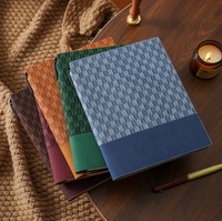 Carnet A5 personnalisé en cuir souple, impression de logo en gros, bloc-notes de bureau et d'apprentissage, ensemble de papeterie