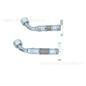 Turbocharger Oil Pipe 038145736c <b>Long</b> Short Metal Braided <b>Hose</b> Fitting For Turbocharger - Product Image 4