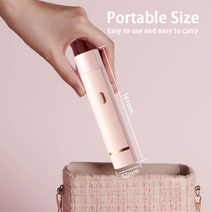 2 в 1 перезаряжаемая батарея, портативная Женская бритва для ног, рук, рук, лица, эпилятор, бритва - Product Image 3