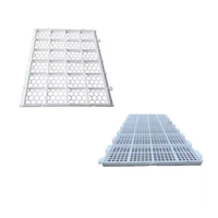 Nouveau plancher à lattes en plastique PP blanc de haute qualité pour système de cages automatiques pour poulets de chair