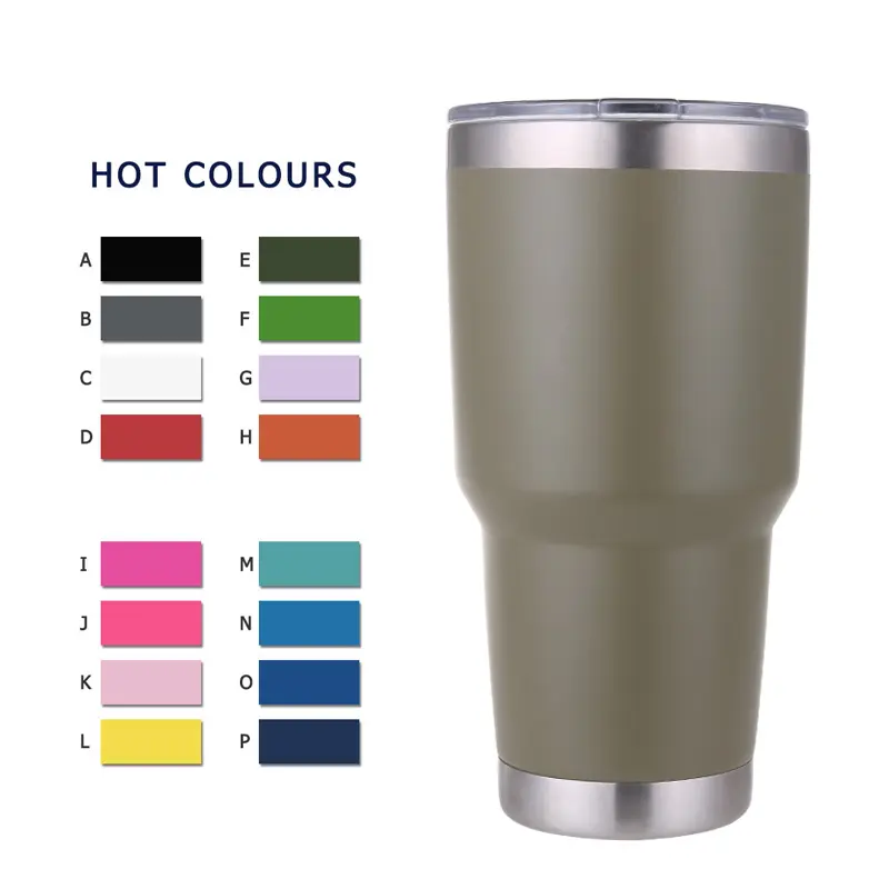 Gint đúp Walled Biểu Tượng Tùy Chỉnh 30Oz Tumbler Thép Không Gỉ Cách Điện Chân Không Cốc Cà Phê 30Oz Yetys Cup