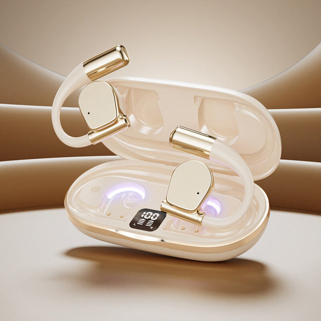Wholesale Earbuds BT 5.4 TWS Wireless Bone Conduction Earphones Open Ear Noise Canceling Headset Sports Gaming Earbuds