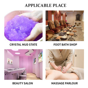 Gel de cristal pour le rajeunissement des pieds : apaise les sens, nettoie la peau, revitalise, bain de pieds aromathérapeutique pour éliminer les odeurs de pieds - Product Image 3