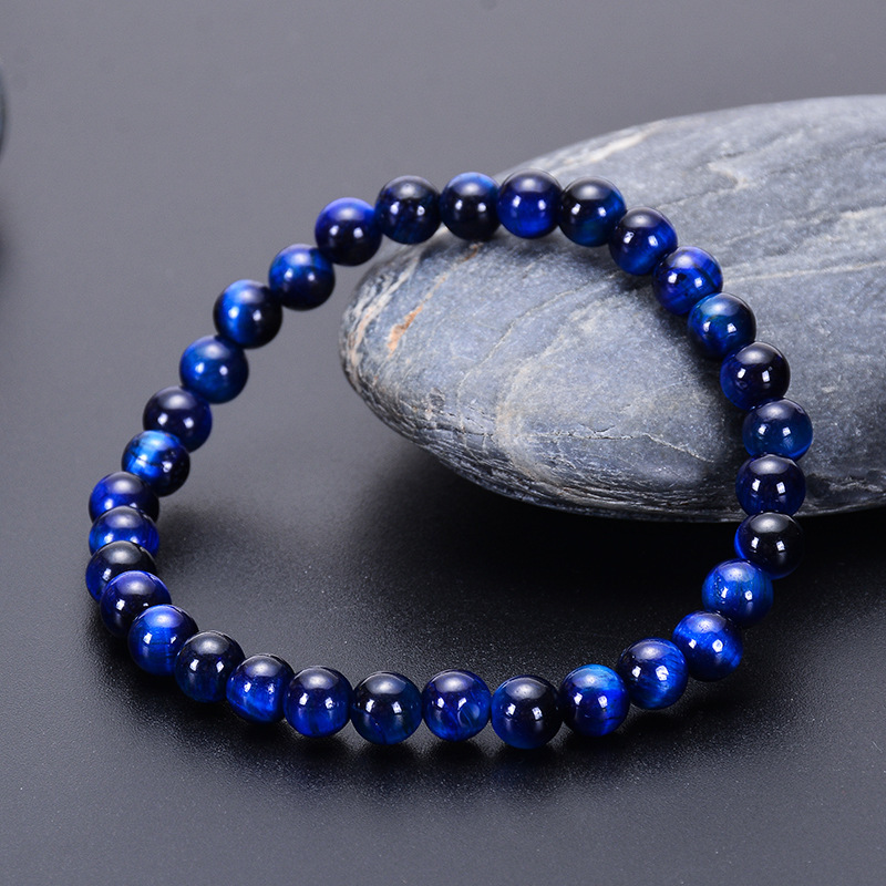 Pierre Oeil de Tigre Bleu (6mm)
