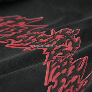 Streetwear personalizzato a doppio strato a manica lunga oversize t-Shirt con stampa Vintage in stile Vintage da uomo - Product Image 3