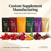 Gummies au poivre de Cayenne SYC BIO pour adultes – Soutien naturel pour un mode de vie équilibré – 60 unités – Complément alimentaire – Marque privée OEM ODM – Vente en gros