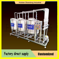 Machine de pasteurisation commerciale à haute productivité pour yaourt et lait, réservoir de 50L à 1000L, composant moteur principal, équipement de transformation laitière