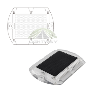 Prodotti di avvertimento di traffico all'aperto del perno della strada principale doppio lato della luce di avvertimento della strada solare del motociclo di alta luminosità - Product Image 3