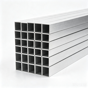 Tube carré/rond extrudé industriel 1050 en alliage d'aluminium 6061, tube creux 20x20 anodisé télescopique pour système de cubes - Product Image 3