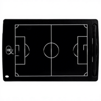 Tableau Tactique de Football Professionnel Électronique Effaçable Magnétique avec Poches Droites et Revêtement en Soie pour Entraîneur de Match