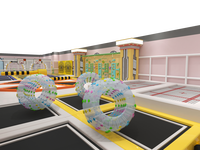 Service tout-en-un : aire de jeux intérieure écologique en ABS, taille et thème personnalisés pour centre commercial, aire de jeux pour enfants, centre d'amusement