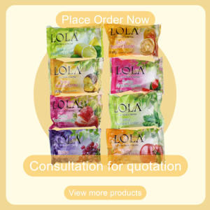 Savon liquide pour le corps hydratant et rafraîchissant parfumé aux fruits tropicaux 80g avec logo personnalisé pour une utilisation quotidienne dans les hôtels - Product Image 6