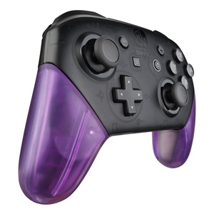 EXtremeRate - Carcasas de Repuesto Transparentes en Color Morado para Controles Switch Pro, Cubierta Protectora para Agarre Manual, Carcasa para Control - Product Image 3