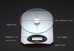 Cân nhà bếp kỹ thuật số kiểu dáng mới thiết kế đẹp 5kg sản xuất tại Trung Quốc - Product Image 5