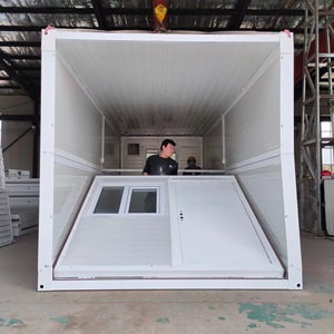 Casas Prefabricadas Plegables de Acero de 20 Pies, Tipo Sándwich, para Refugiados, Campamentos, Oficinas Temporales, Contenedor Expandible - Product Image 2