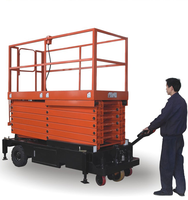 Plateforme élévatrice à ciseaux semi-propulsée EVERLIFT SJY0.5-6, mini, 300 kg, hauteur électrique 6 m-12 m, pour entrepôt