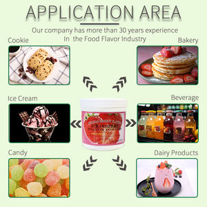 Fourniture d'arômes artificiels de fraises en <span class=keywords><strong>grande</strong></span> quantité pour les producteurs d'aliments qui fabriquent des friandises congelées et du sorbet gelato - Product Image 3