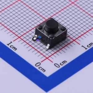 TS-1102S-B-C-B Tactile Switch SMD-4P,6x6mm Switch Single Pole Single Throw Round Button 1.6N Vertical Mount - Product Image 1