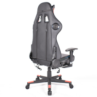 Chaise de bureau ergonomique pour PC avec lumières RGB Bluetooth, accoudoirs 2D réglables, chaise de jeu confortable pour personnes de grande taille