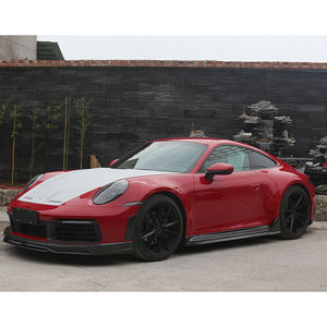 Kit de carrosserie en fibre de carbone humide pour <span class=keywords><strong>Porsche</strong></span> 911 992 <span class=keywords><strong>TechArt</strong></span>, années 2019-2025, neuf, comprenant un spoiler avant, un spoiler arrière, des jupes latérales et un spoiler arrière. - Product Image 3