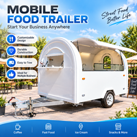 Camion de restauration mobile électrique avec éclairage, pour café, glaces, burgers, pizzas, tacos, en vente