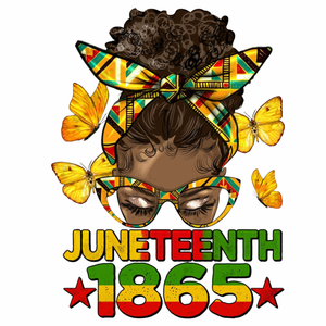 Introduire dans les filles de papillon Juneteenth <span class=keywords><strong>1985</strong></span> autocollants d'appliques d'impression de transfert pour les sacs de chemises de vêtement - Product Image 1