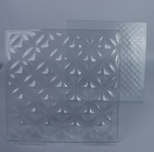 Lámina de Vidrio Laminado Transparente con Patrón de Flor de Cuatro Hojas, Vidrio Decorativo Artístico para Edificios Comerciales y Diseño de Interiores de Hogares - Product Image 5