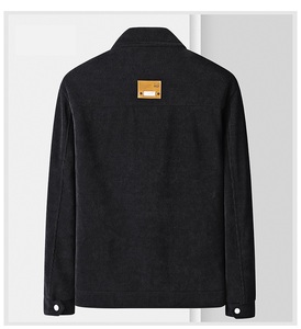 Veste d'entraîneur ANSZKTN unie doublée en <span class=keywords><strong>toile</strong></span> lourde pour homme Veste de travail de designer Veste en <span class=keywords><strong>toile</strong></span> cirée - Product Image 5