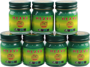Minyak wijen alami Cina Balsem hijau Herbal betis setelah latihan luar ruangan